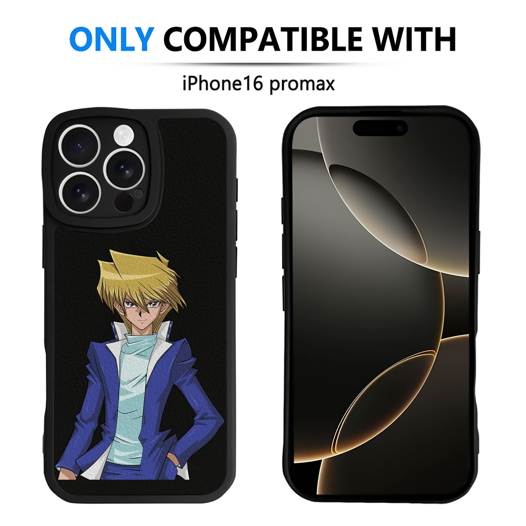 遊☆戯☆王 Yu-Gi-Oh! 【iPhone 16シリーズ対応】シリコンスマホケース（レザー調） 材質：シリコン